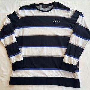 Nicce London stripped t-shirt